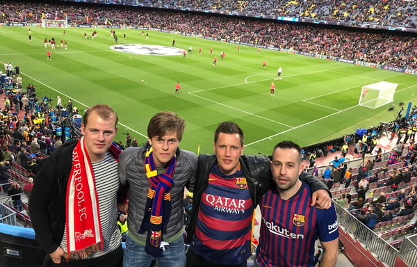 Number 1 Voetbalreizen Banner