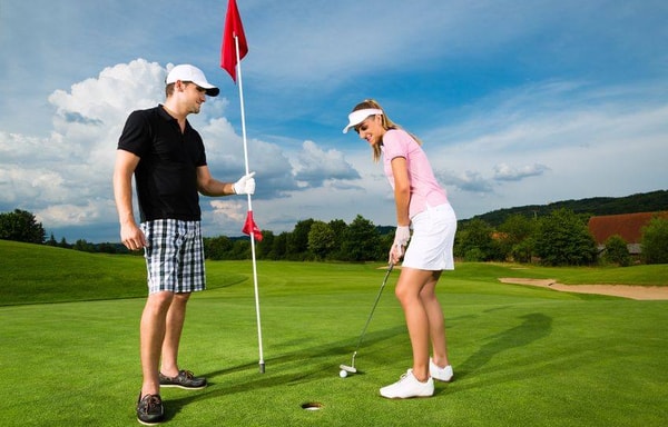 Vertical Groove Golf Banner