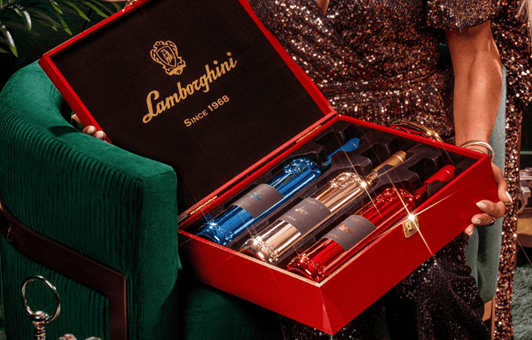 Wine by Lamborghini Banner