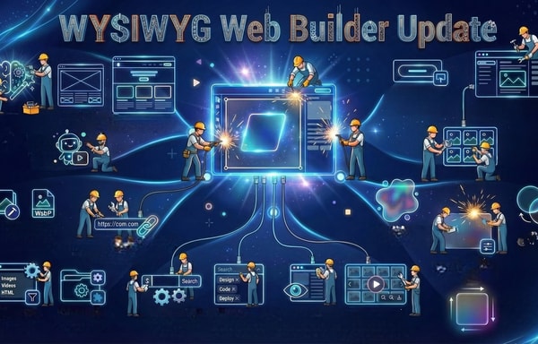 WYSIWYG Web Builder Banner