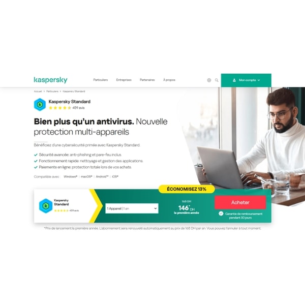 مراجعة Kaspersky Standard 