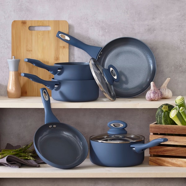Kitchenways 5 Piece Blue Pan Set Review