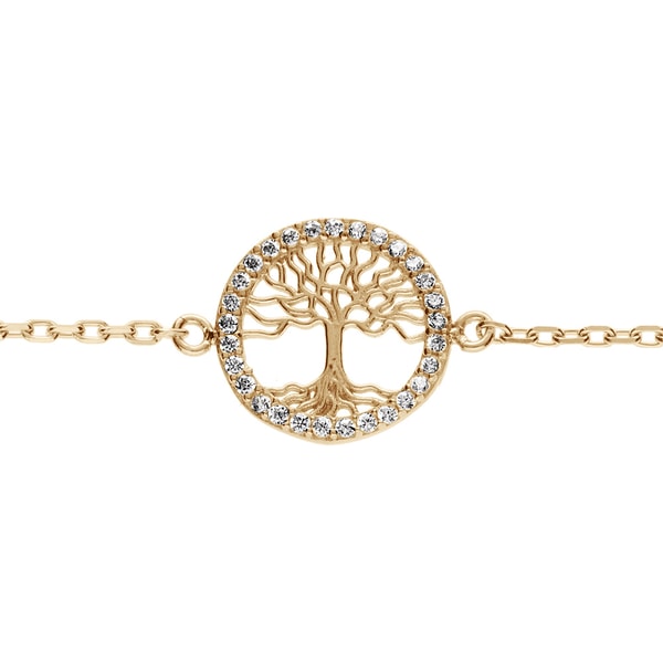 1001 Bijoux Bracelet en plaqu&eacute; or arbre de vie Avis