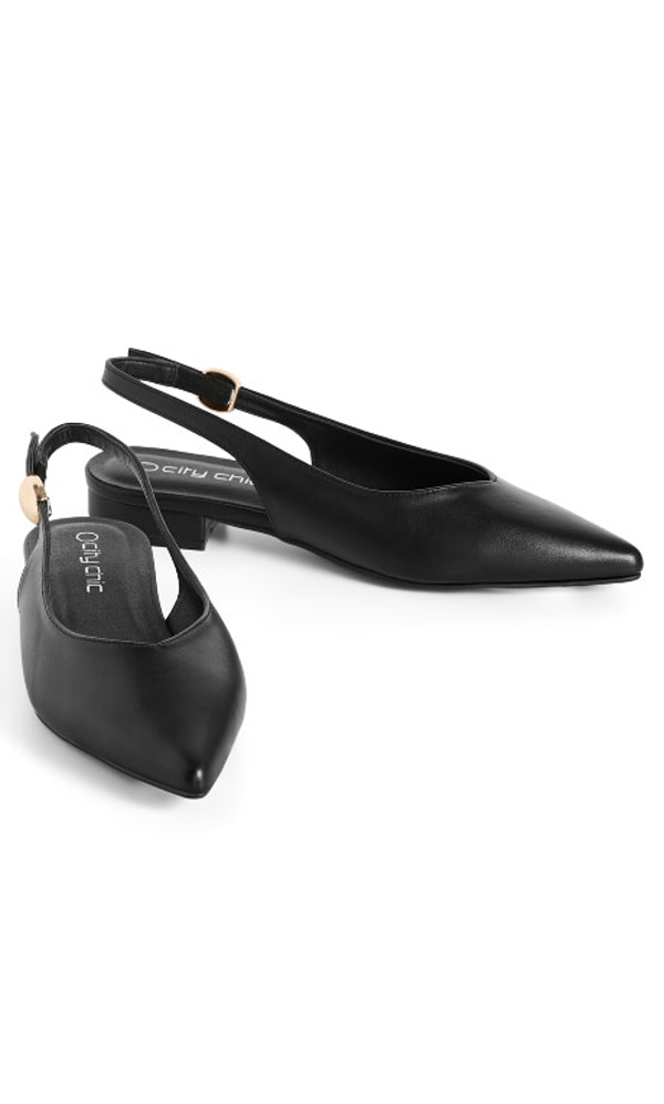 City Chic WIDE FIT Ariarne Slingback Review