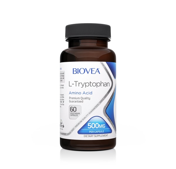 Biovea L-TRYPTOPHANE 500mg 60 Capsules V&eacute;g&eacute;tariennes Avis