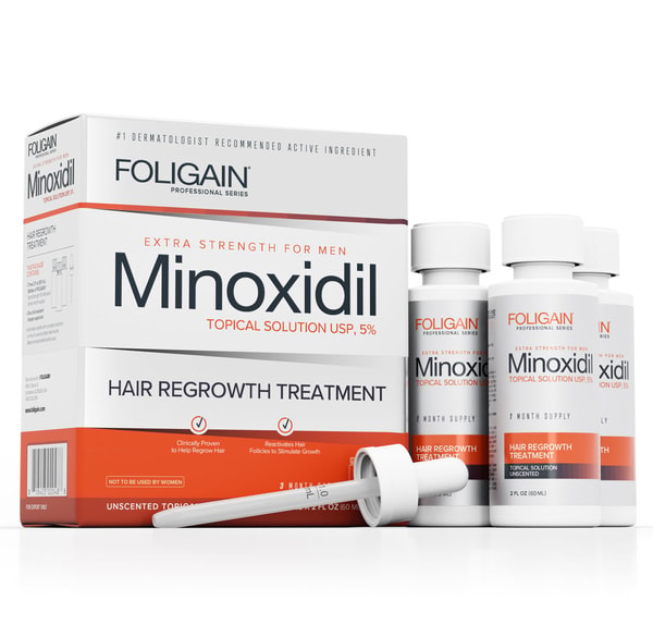 Minoxidil 5% Foligain Traitement Pour la Repousse Avis