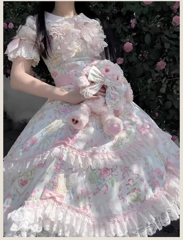 42Lolita Spring 2025 Floral Old School Lolita JSK Dress Review