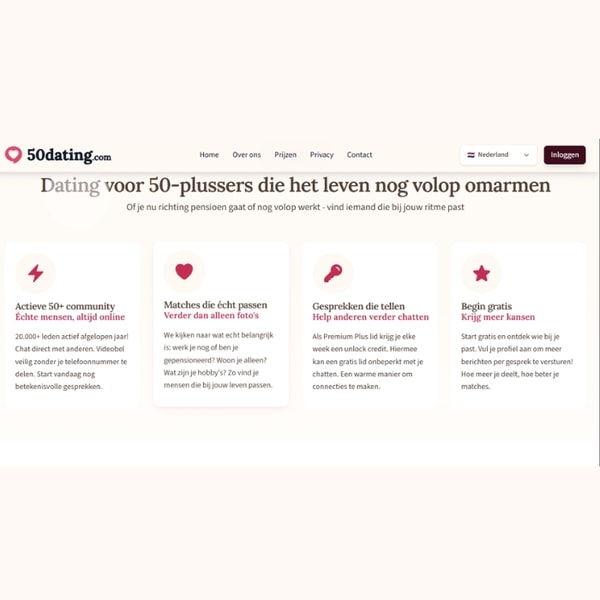 50 Plus Dating Premium Plus Beoordeling