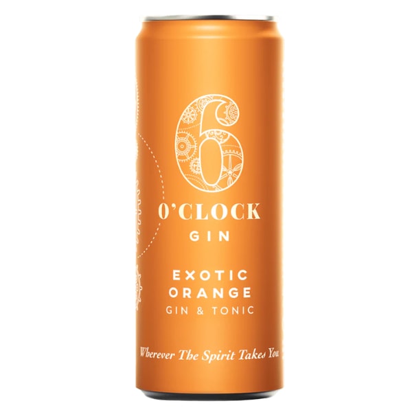 6 O'Clock Gin Exotic Orange Gin & Tonic (Case of 12) Review