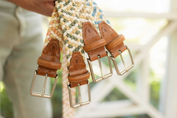 Martin Dingman Como Braided Italian Linen and Elastic Belt Review