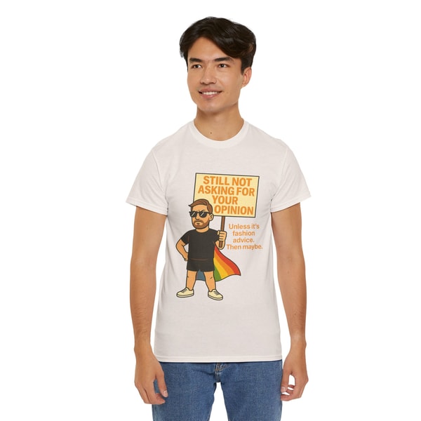 ZazzMode Still Not Asking for Your Opinion Rainbow Cape Tee Review