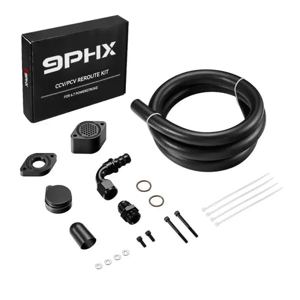 9PHX RACING Powerstroke CCV Delete Kit review