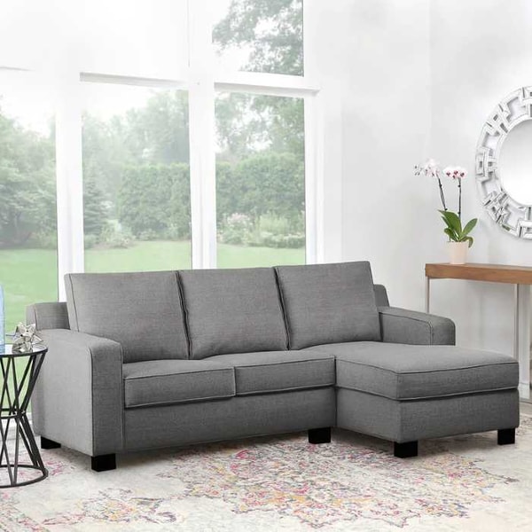 Abbyson Furniture Review: Abbyson Furniture Beverly Fabric Sectional Reviews