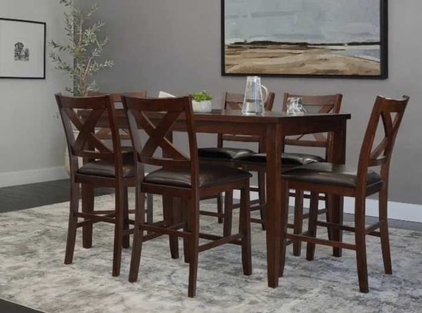 Abbyson Furniture Review: Abbyson Furniture Theodore 7-piece Counter Dining Set Reviews