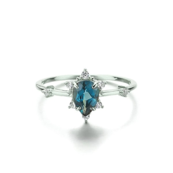 Azura Jewelry Gaia London Blue Topaz Ring Reviews