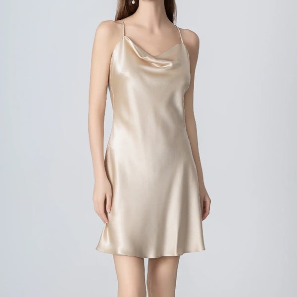Daisysilk Review: Daisysilk Cowl Neck Mini Silk Dress Reviews