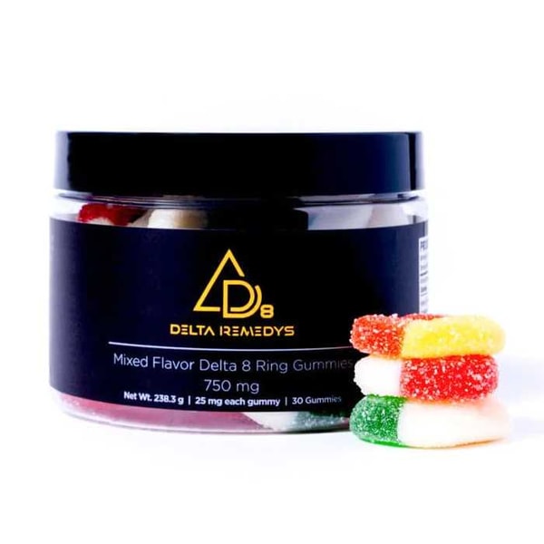 Delta Remedys Review: Delta Remedys 30 Delta-8 THC Ring Gummies Reviews