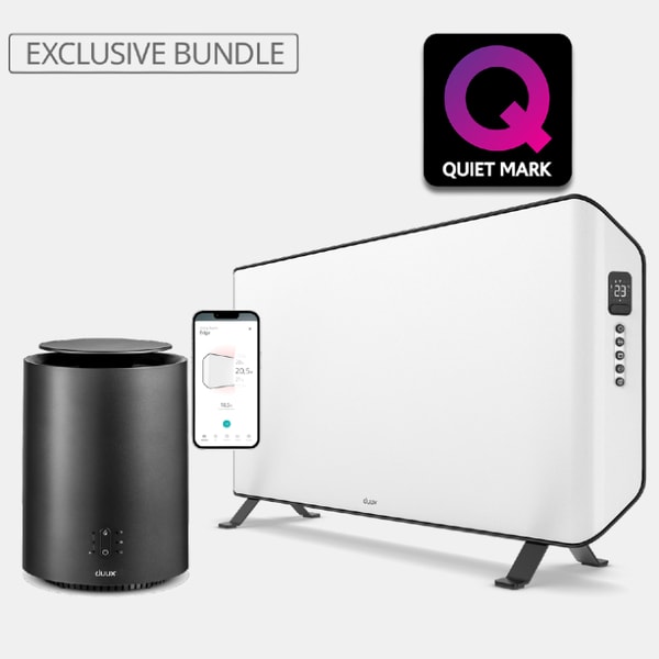 Duux Edge 1000 White & ThreeSixty Grey Bundle Reviews