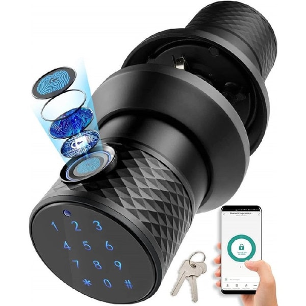 Elemake Fingerprint Smart Door Lock 4-in-1 APP Control Reviews