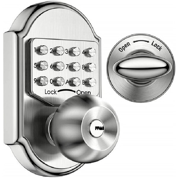 Elemake Keyless Deadbolt Door Lock Mechanical Stainless Steel 304 Reviews