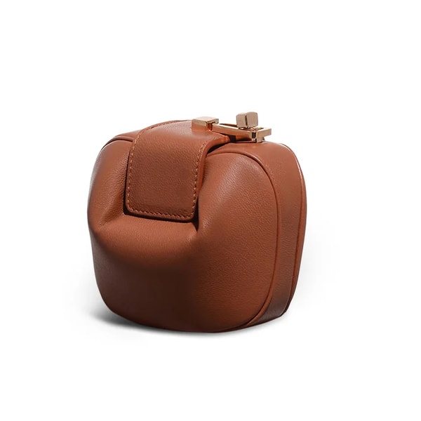 Gabriela Hearst Rafaela Coin Purse in Cognac Nappa Leather Reviews