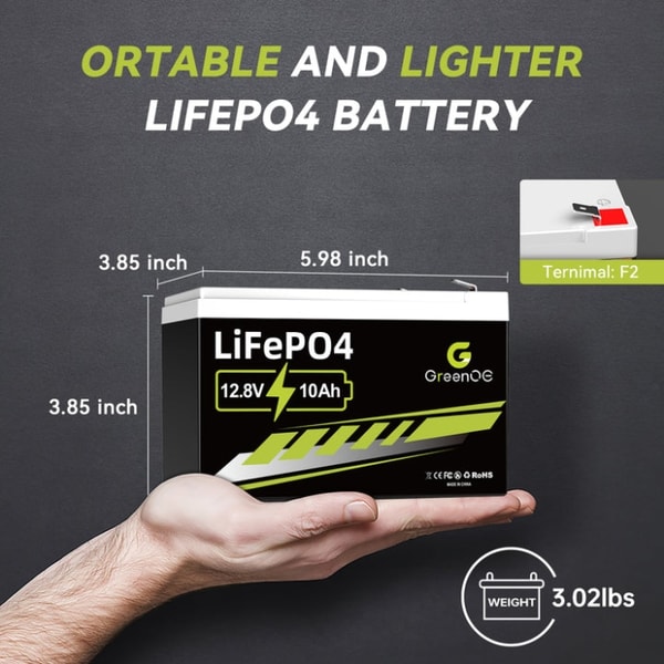 Greenoe 12V 10AH LiFePO4 Battery Reviews