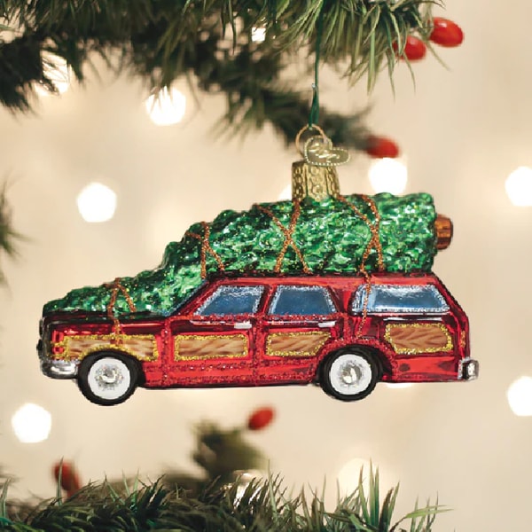 Old World Christmas Station Wagon With Tree Ornament Reviews