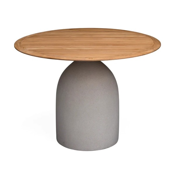 Teak Warehouse Leni Teak and Concrete Outdoor Dining Table Reviews