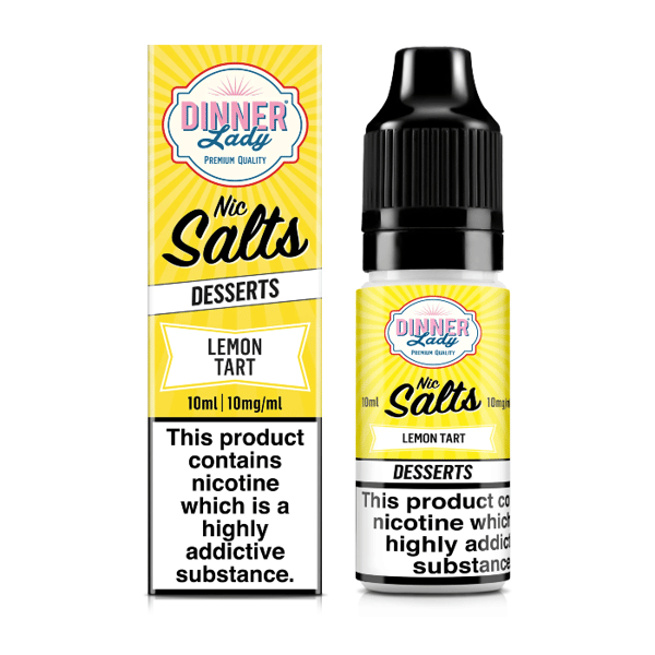 Vape Dinner Lady Lemon Tart Nic Salts 50:50 10ml E-Liquid Reviews