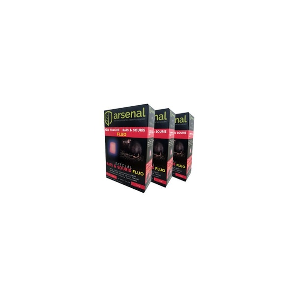 Action Anti-Nuisible App&acirc;t p&acirc;te fra&icirc;che rodenticide fluorescent pour rat & souris X 3 Avis
