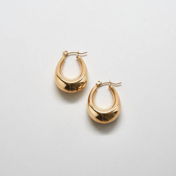 Admiral Row Gold Oval Hoop Earrings Review