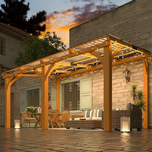 AECOJOY Outdoor Wooden Gazebo Review