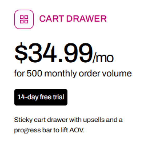 Aftersell by Rokt Cart Drawer Review