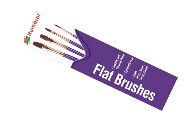 Humbrol Flat Brush Pack Review