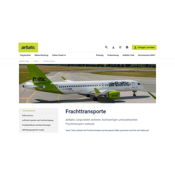 airBaltic Cargo Bewertung