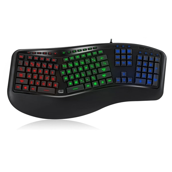 Adesso AKB-150EB Ergonomic Keyboard Reviews 