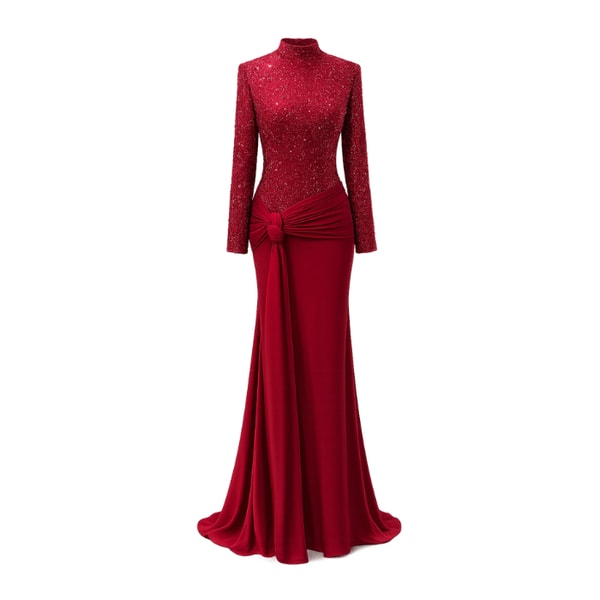 Alamour The Label Saleha Long Sleeve Beaded Gown Review