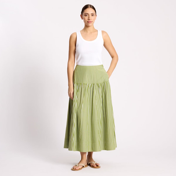 Albaray Green Stripe Skirt Review