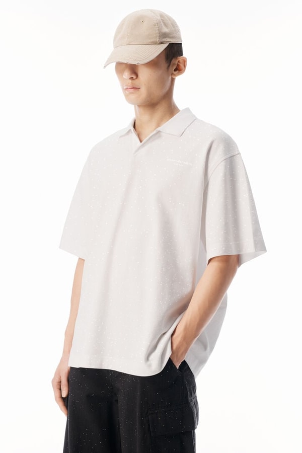 Alexander Wang Crystal Embellished Polo Tee Review