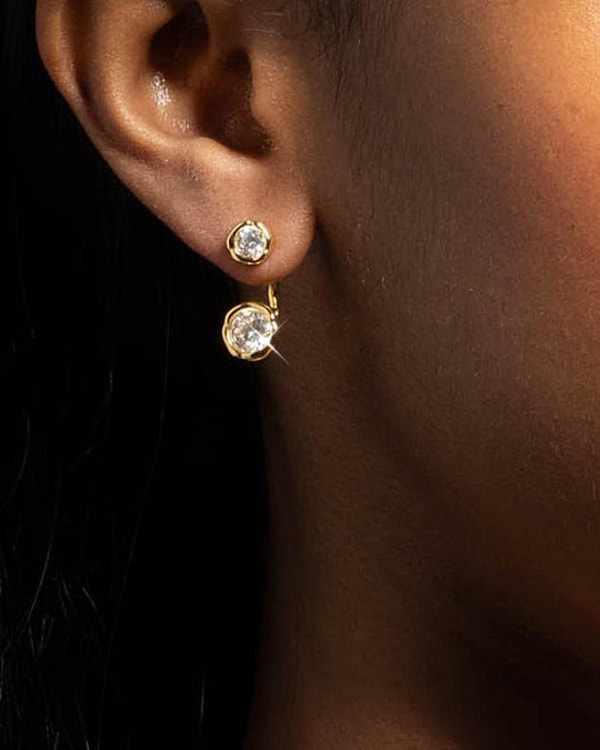 Alexis Bittar Asterales Gold Molten Front Back Earring Review
