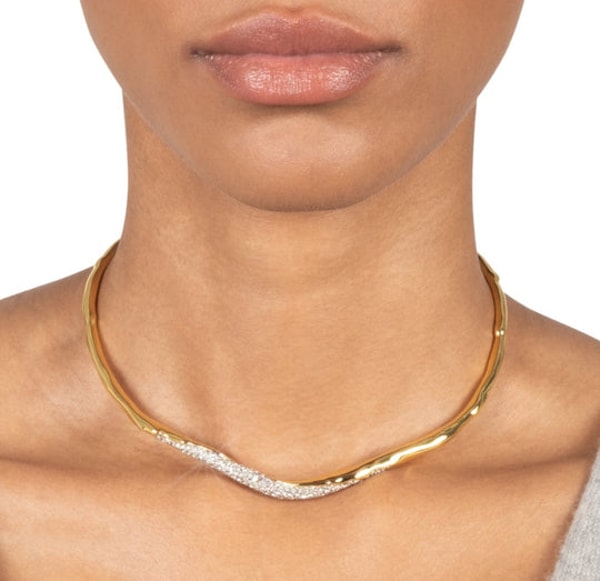 Alexis Bittar Solanales Gold Crystal Skinny Collar Review