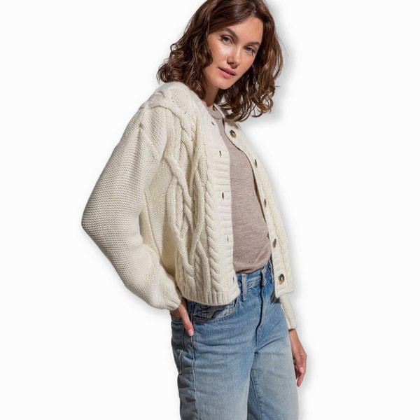 Alicia Adams Alpaca Buckley Cardigan Review