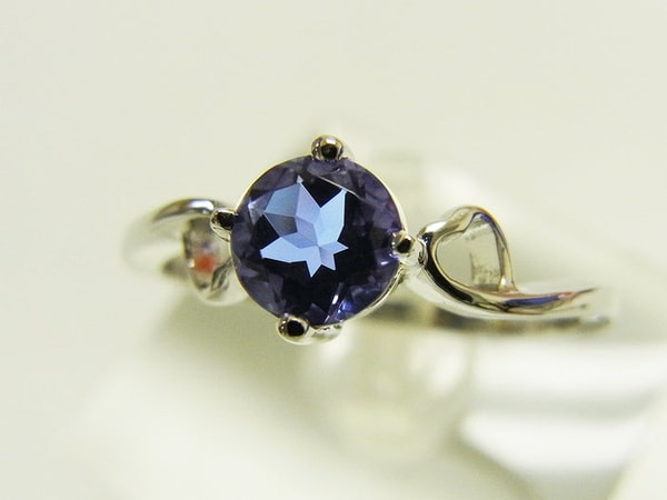 All Jewelry 【新作】アレキサンドライト Synthetic *ハートモチーフ* リング 【誕生石6月】【お試し特価】【4000円以下】 レビュー