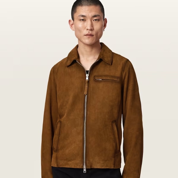 ALLSAINTS Ashwood Long Sleeve Suede Jacket Review