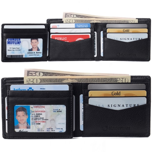 Alpine Swiss Mens Wallet Spencer Bifold Review