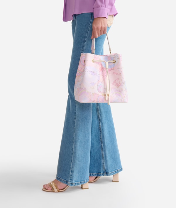 Alviero Martini Geo Dots Art Bucket Bag recensione