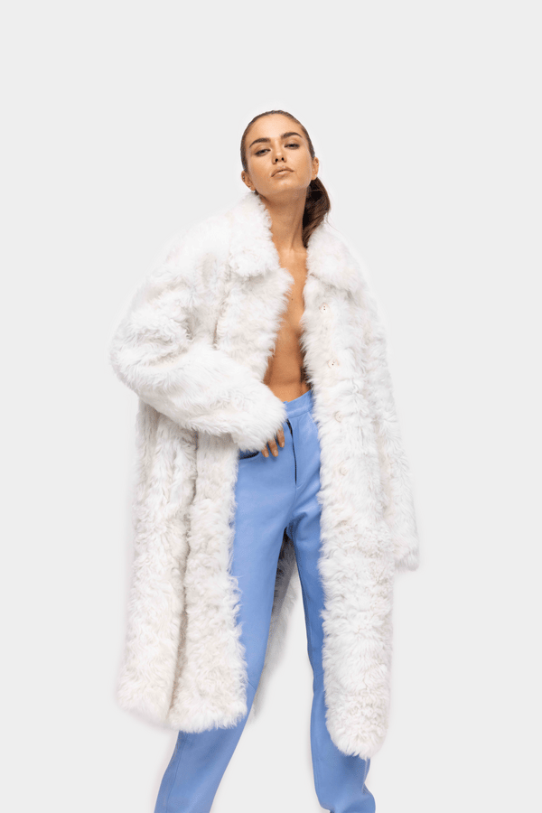 Alyson Eastman SUNDAY COAT in White Review