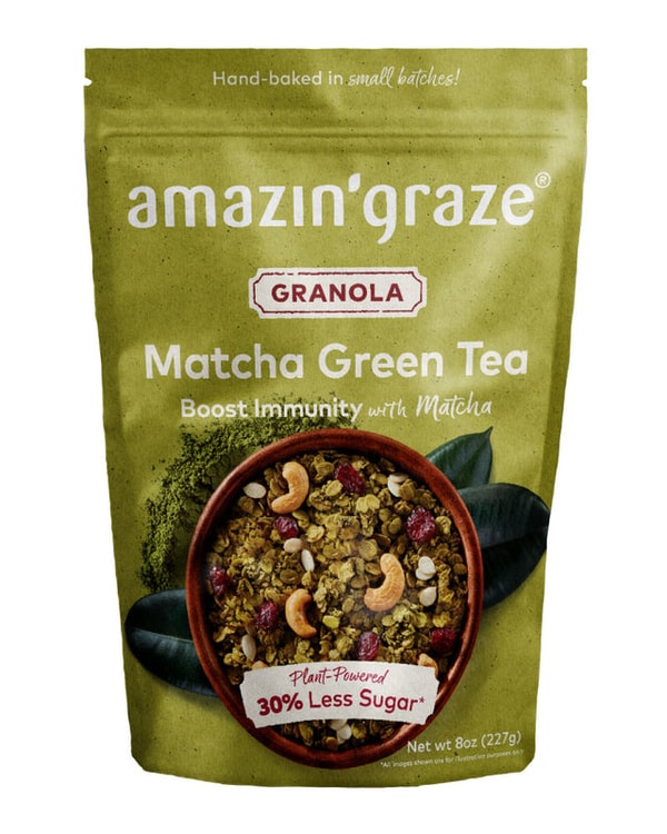 Amazin' Graze Matcha Green Tea Granola Review