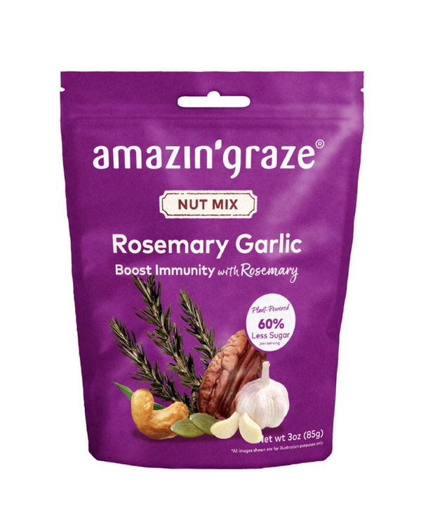 Amazin' Graze Rosemary Garlic Nut Mix Review