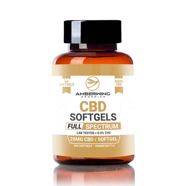 Amberwing Organics Full Spectrum CBD Softgels Review